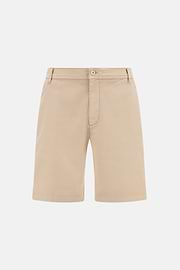 Bermudas in Stretch Cotton, Sand, hi-res