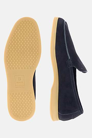 Mocassins Aria En Daim, bleu marine, thumb, 4