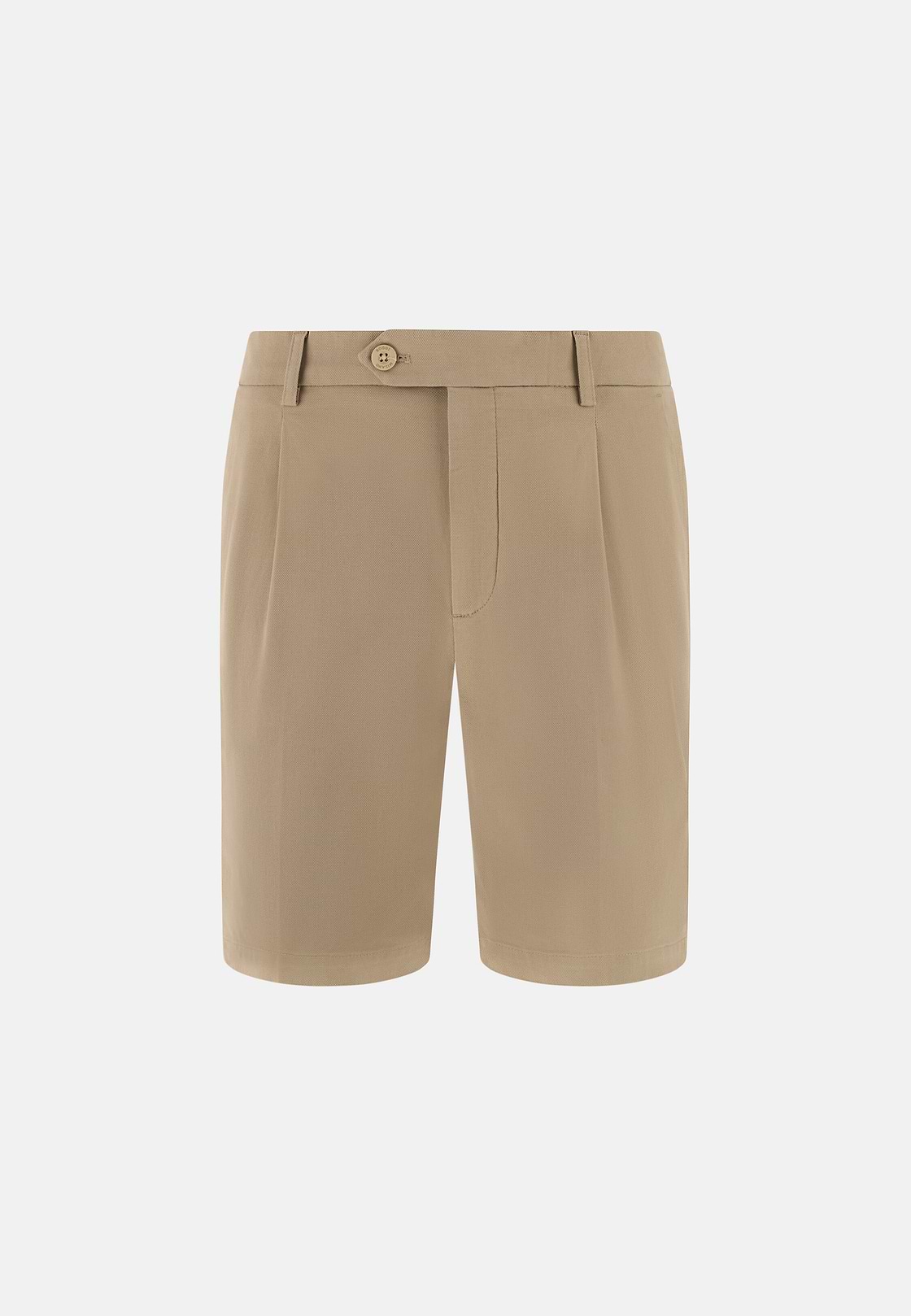 Bermudahose Aus Elastischem Tencel, Schlamm, hi-res, 5