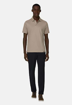 Pima Interlock Button Polo