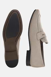 Mocassins En Cuir, Sable, hi-res