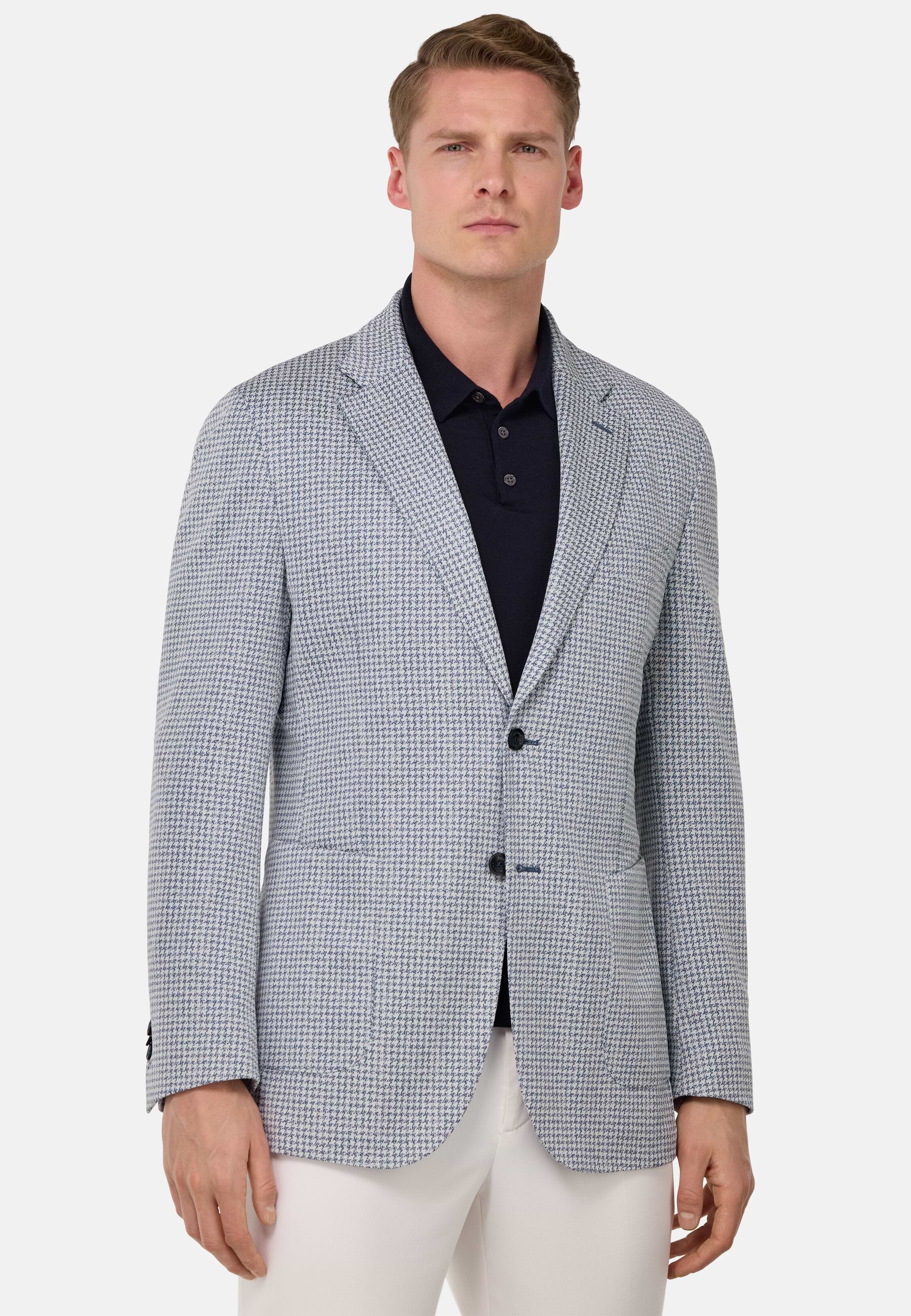 Tシャツ・カットソー IONSEOUL Blanc check blazer jacket BBU397 TWP - Morgan's White Blazer | Mitchell Stores