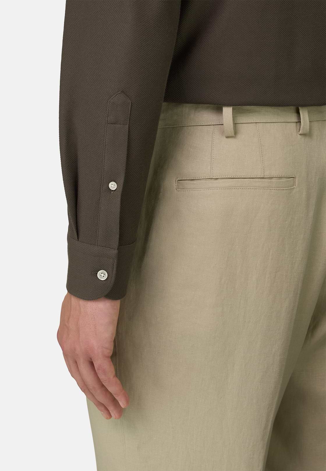Camisa Polo de Malha Japonesa, Brown, hi-res, 4