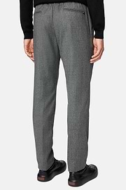 City Trousers in Flannel, Grey, hi-res