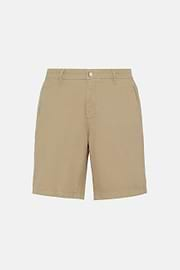 Cotton Linen Bermuda Shorts, Beige, hi-res