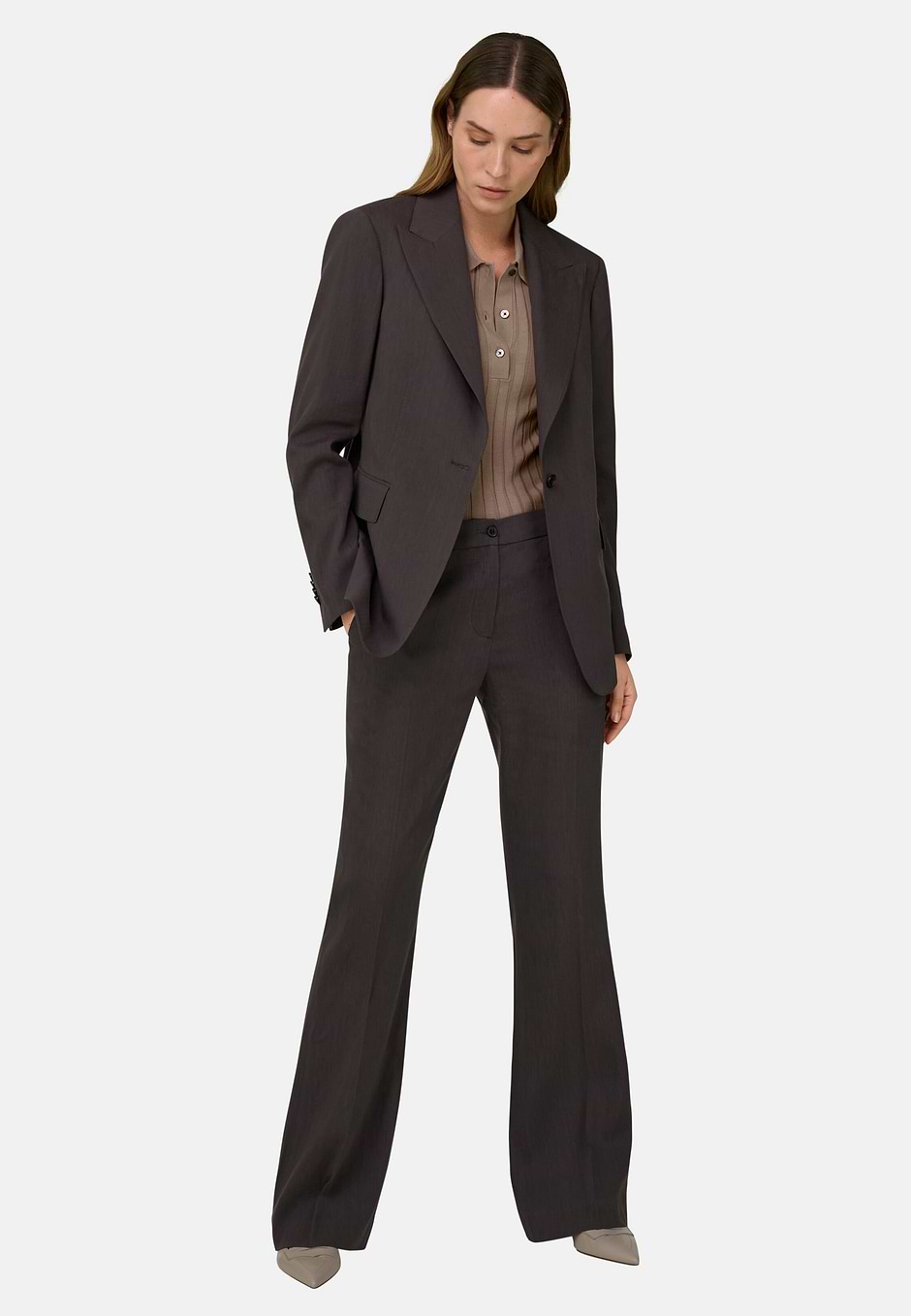 Linen Blend Suit , , hi-res