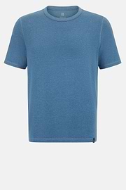 Cotton and Viscose Jersey T-Shirts, Air-blue, hi-res
