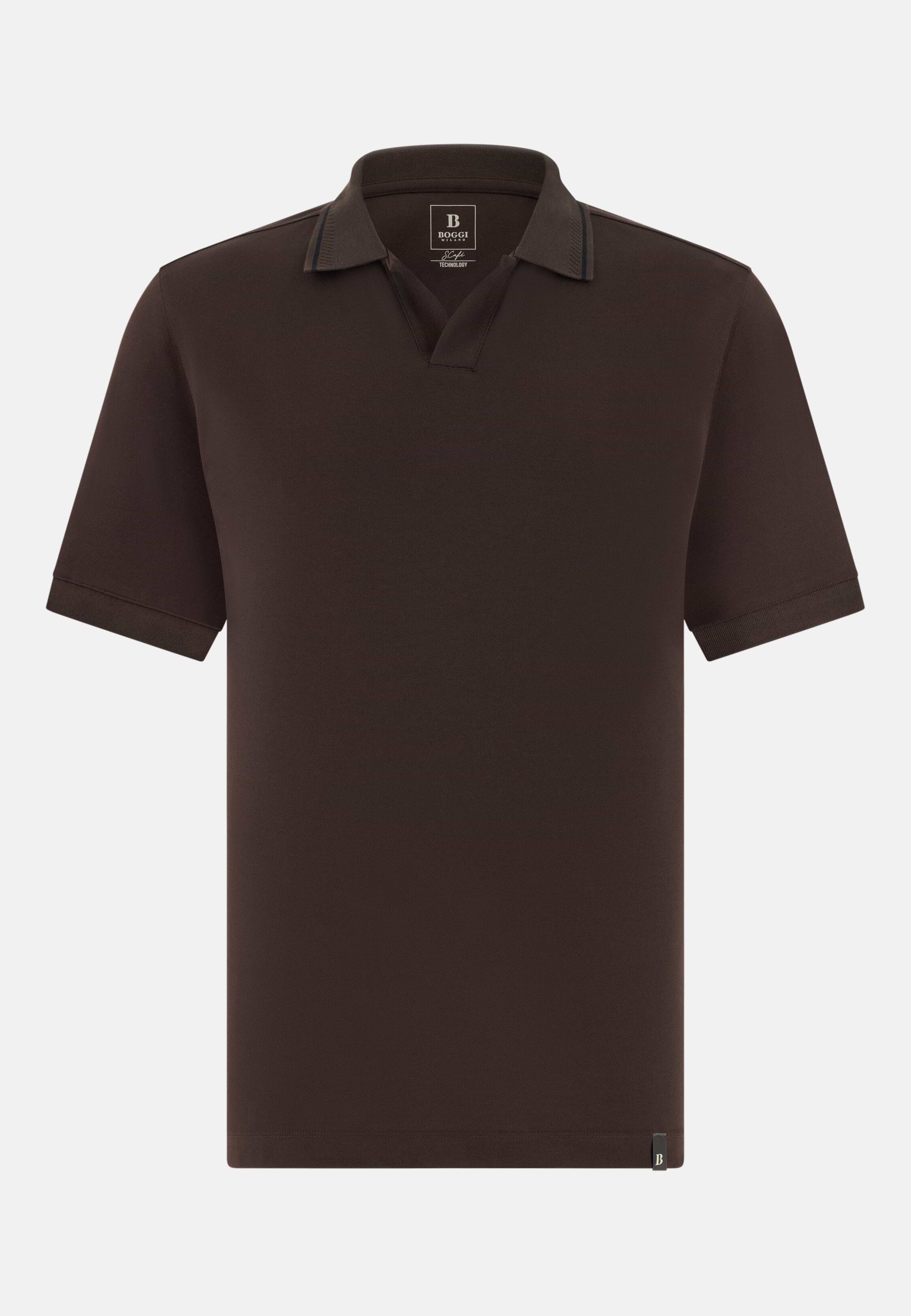 Men's High-Performance Piqué Polo Shirt with S-Cafè® Yarn Open