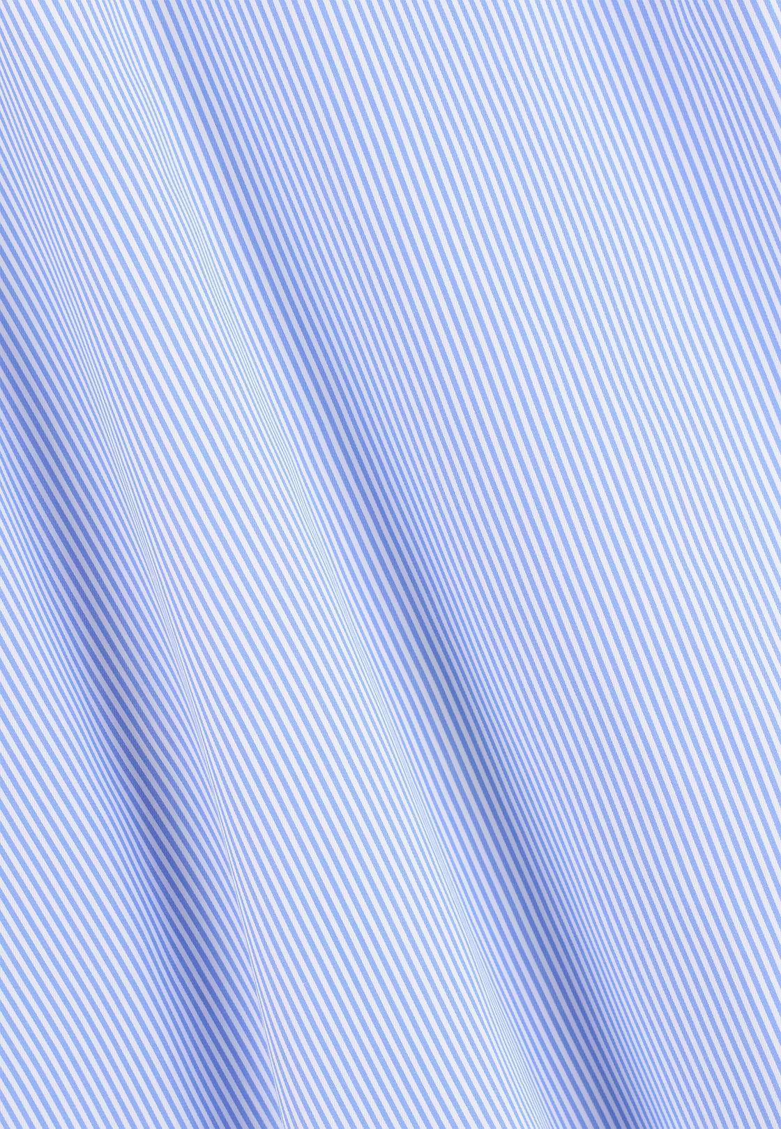 Overhemd Gestreept Twill Katoen Slim Fit, Light Blue, hi-res, 5