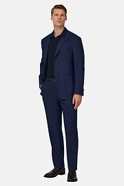 120s Pure Wool Suit, Royal blue, thumb, 2