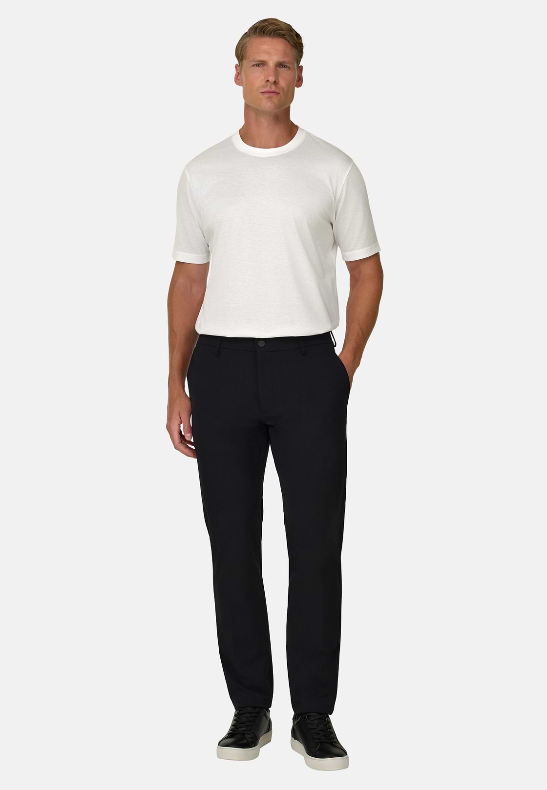 Pima Pamut Jersey Póló, White, hi-res, 2