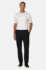 Pima Pamut Jersey Póló, White, thumb, 2