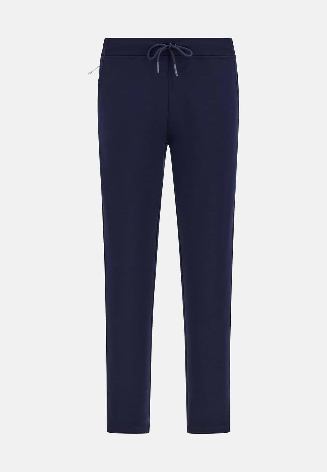 Pantalon En Coton Mélangé Scuba Léger, bleu marine, hi-res