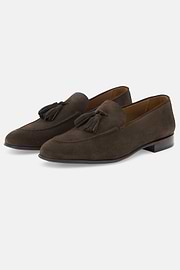 Mocasines con Borlas de Ante, Blanco, thumb, 3