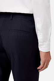 Hose Aus Leinen B Aria, Navy blau, hi-res