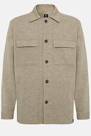 Veste Chemise En Lin, Taupe, hi-res