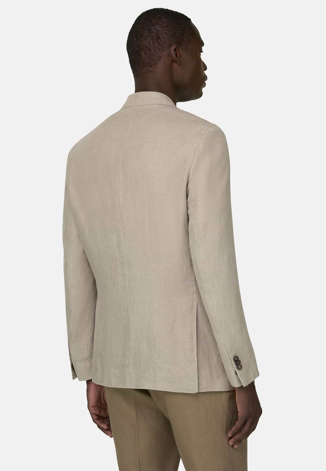 Veste En Lin, Sable, hi-res, 3