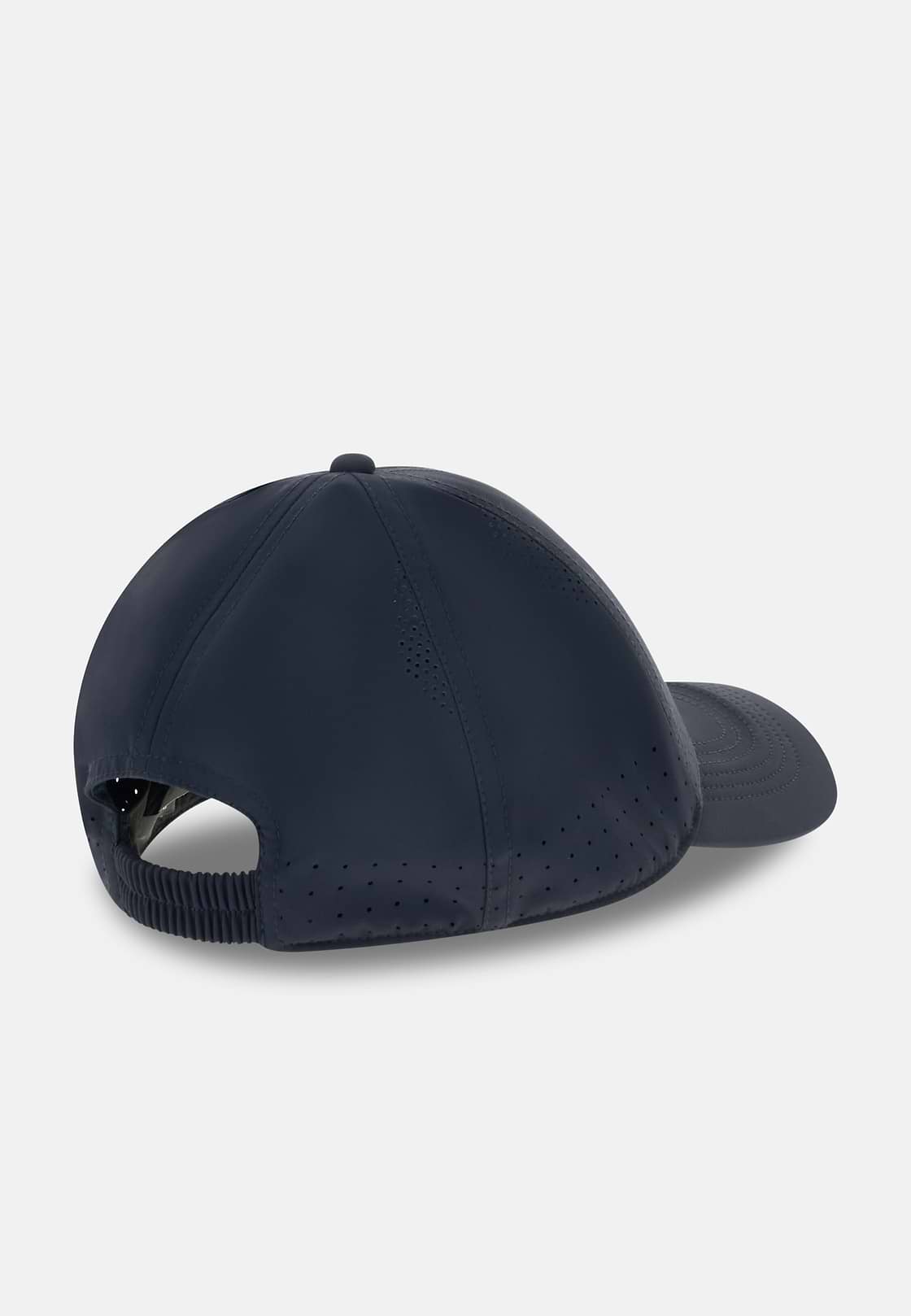 Kappe mit Schirm aus technischem Gewebe, Navy blau, hi-res, 3