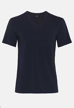 T-shirt Aus Elastischem Baumwolljersey