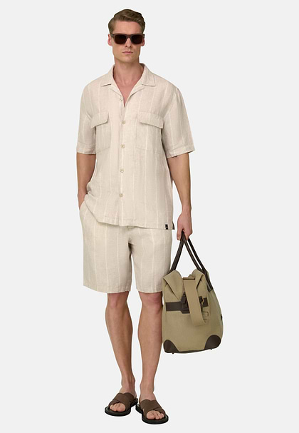 Bermudas in Linen, Sand, hi-res