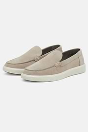 Stratus Loafers in Suede Leather, Sand, hi-res