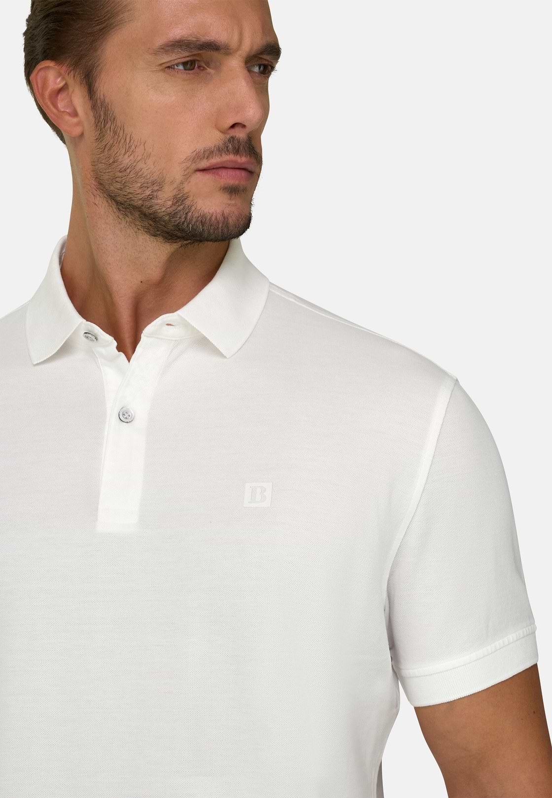 Polo De Piqué de Algodón Regular Fit, Blanco, hi-res, 3