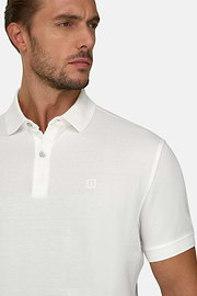 Polo De Piqué de Algodón Regular Fit, Blanco, thumb, 3