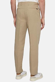 Cotton Linen Pants, Beige, hi-res