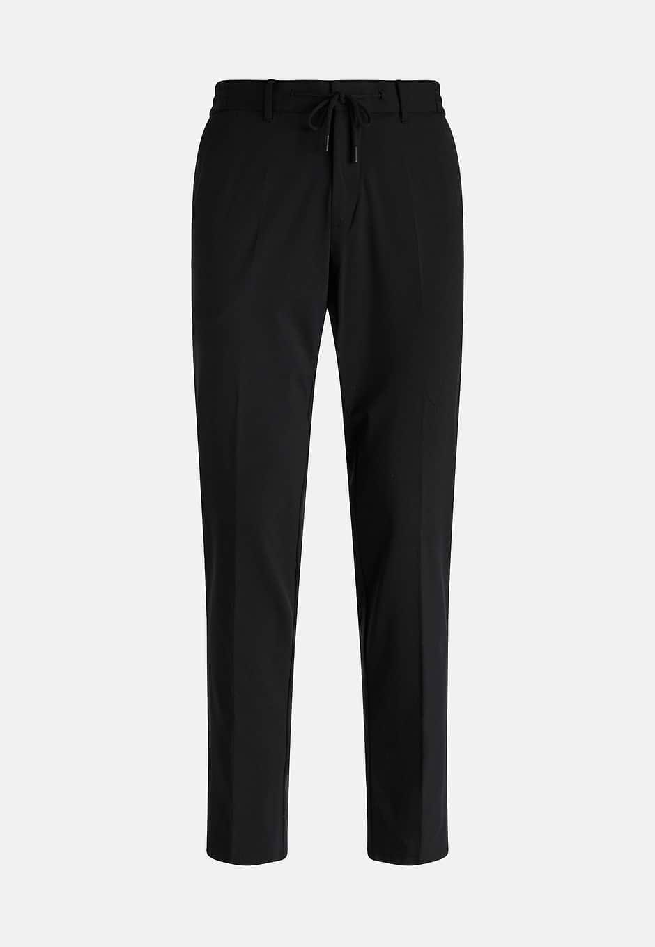 Btech Stretch Nylon Trousers, Black, hi-res