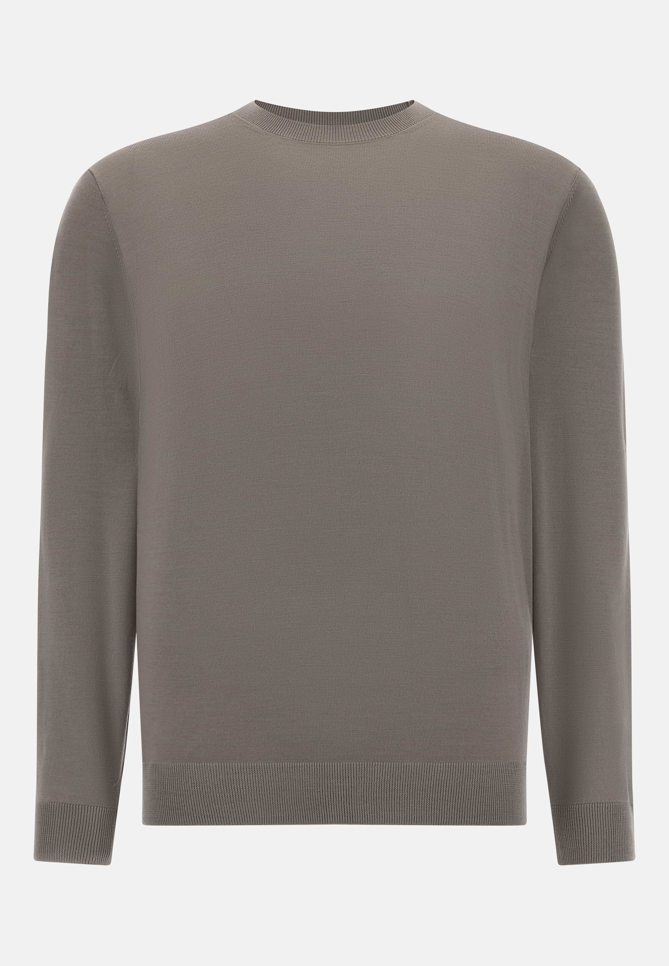 Men's Super Fine Merino Wool Crew Neck Jumper | Boggi Milano
