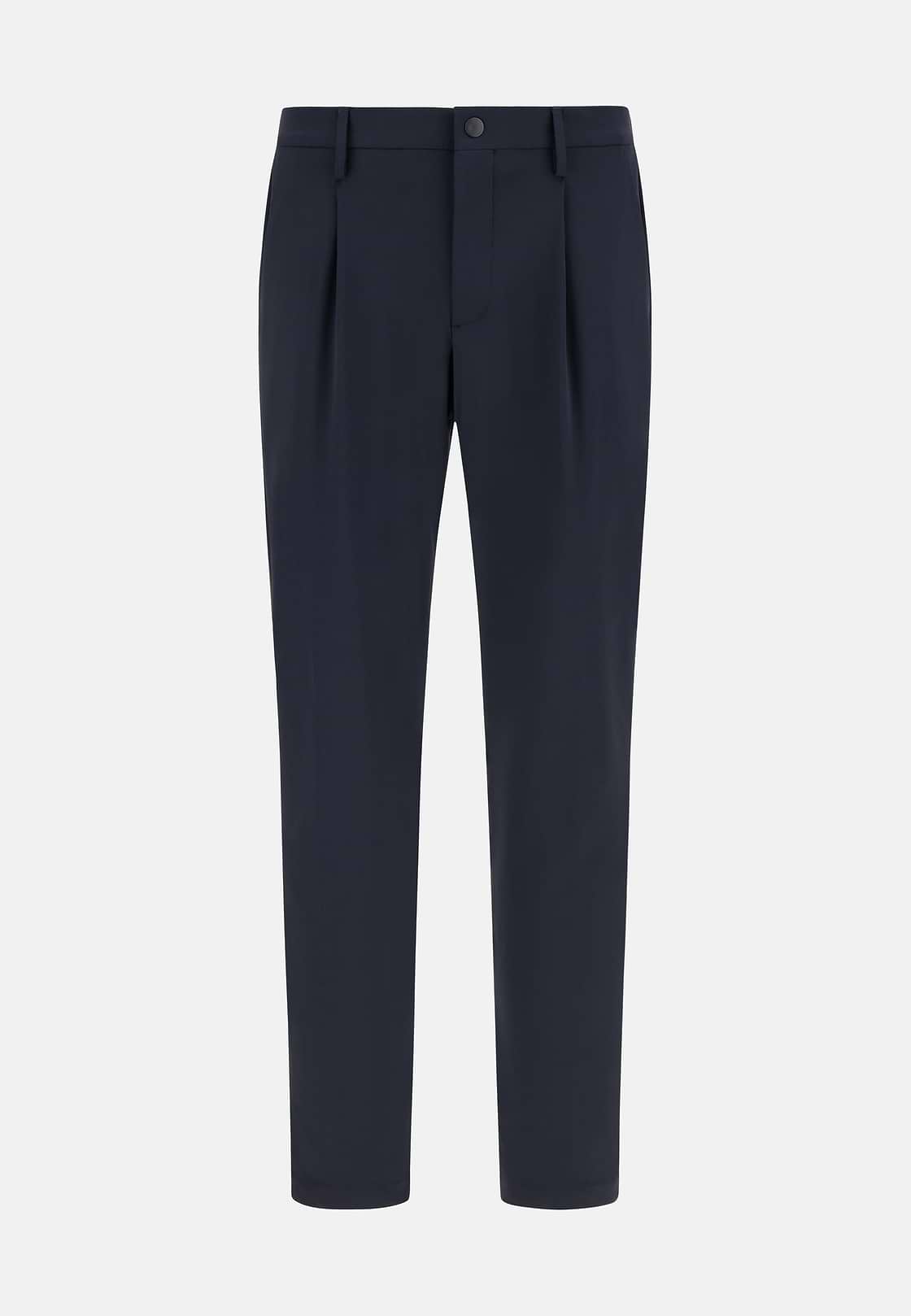 Pantalon En Nylon Extensible B Tech, bleu marine, hi-res