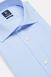 Micro Striped Windsor Collar Shirt Regular Fit, Light Blue, hi-res