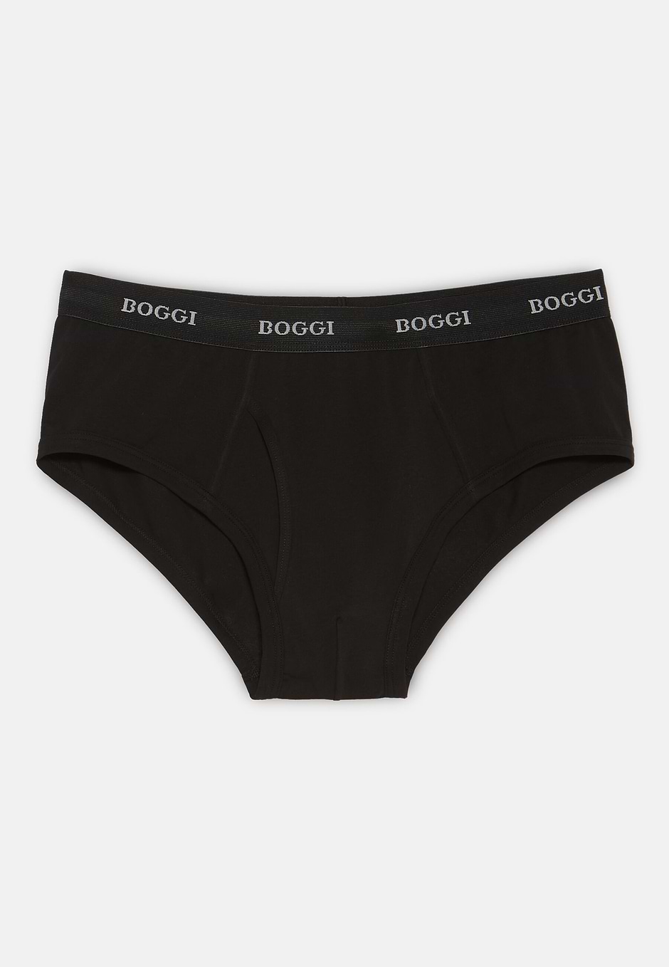 Stretch Cotton Jersey Briefs, Black, hi-res
