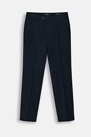 Pantalon en Coton Tencel Extensible, bleu marine, thumb, 6