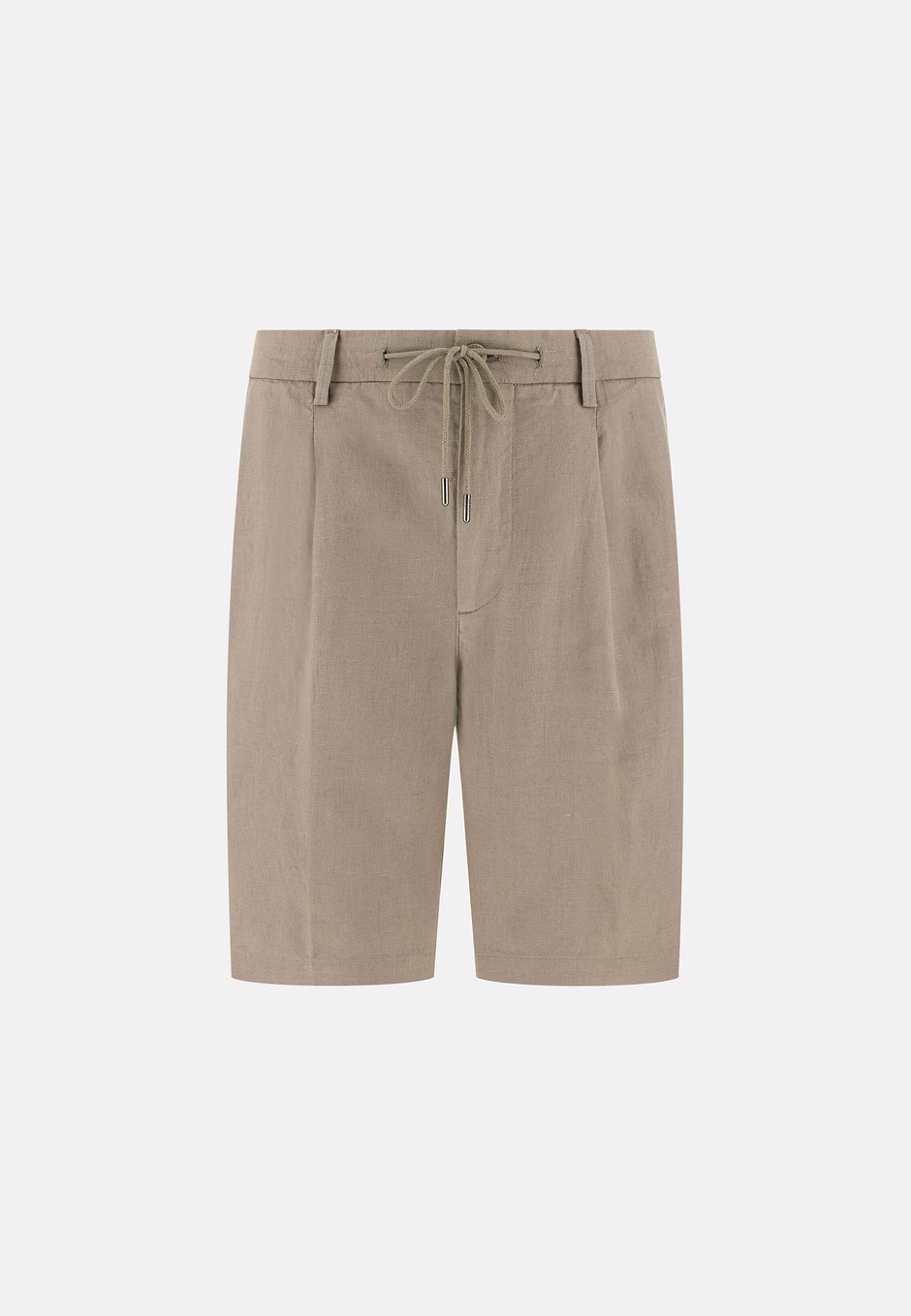 Bermudas in Linen, Taupe, hi-res