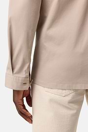 Surchemise En Coton Tencel, Beige, hi-res