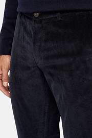 Pantalon En velours Extensible, bleu marine, hi-res