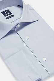 Stretch P.Point D.Cuff Windsor Collar Shirt Slim F, Light blue, hi-res