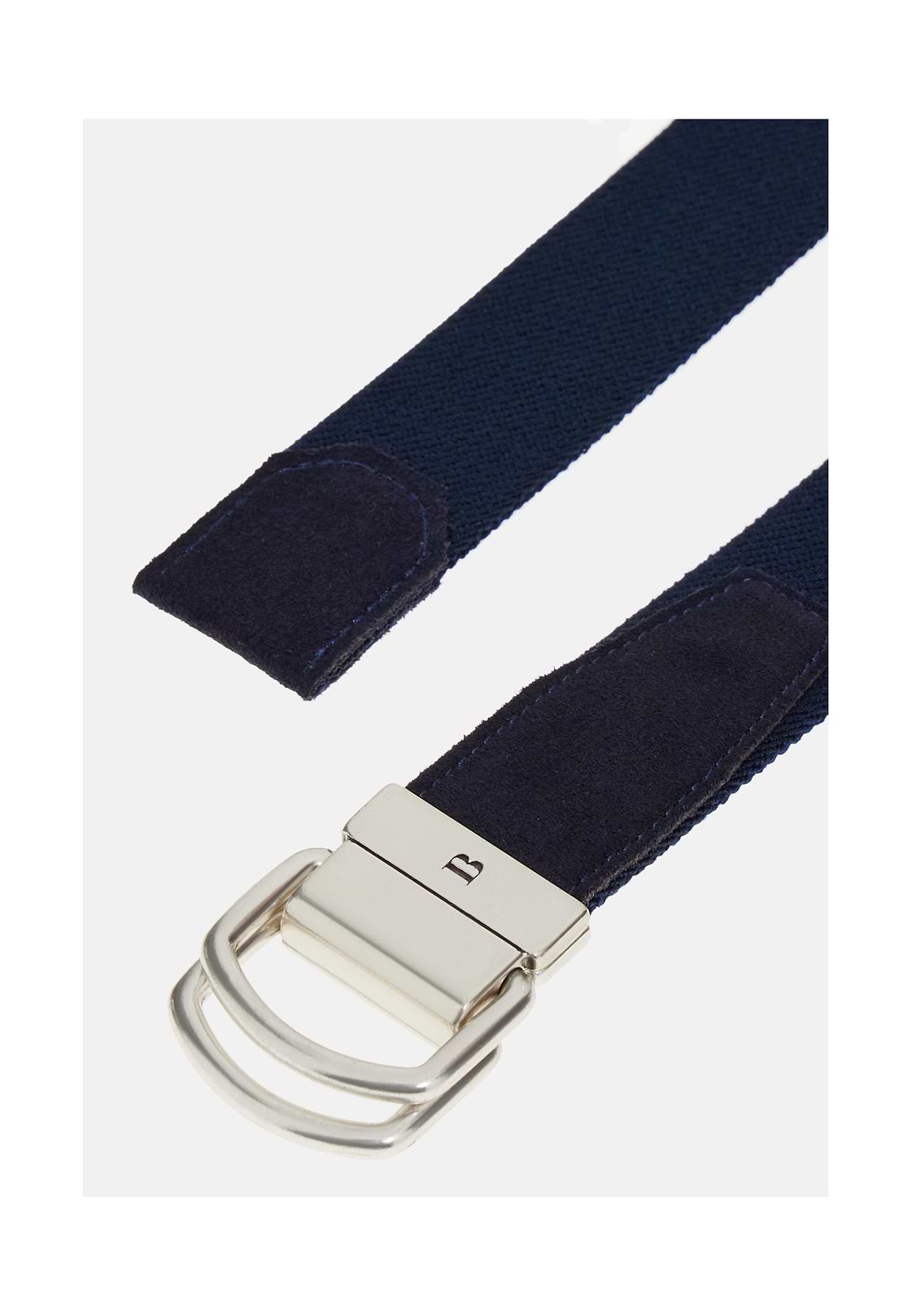 Elastischer Stoffgürtel, Navy blau, hi-res