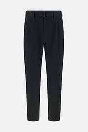 Linen Pants, Black, thumb, 1