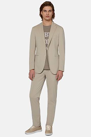 B-Tech Beige Nylon Suit, , hi-res