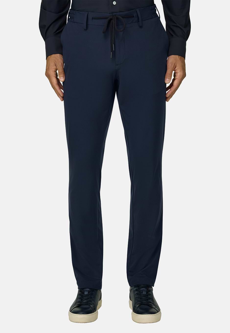 Pantalon En Nylon Stretch Btech, bleu marine, hi-res