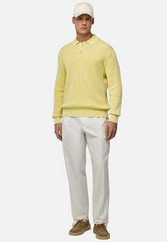100% Organic Cotton Knitted Polo Shirt