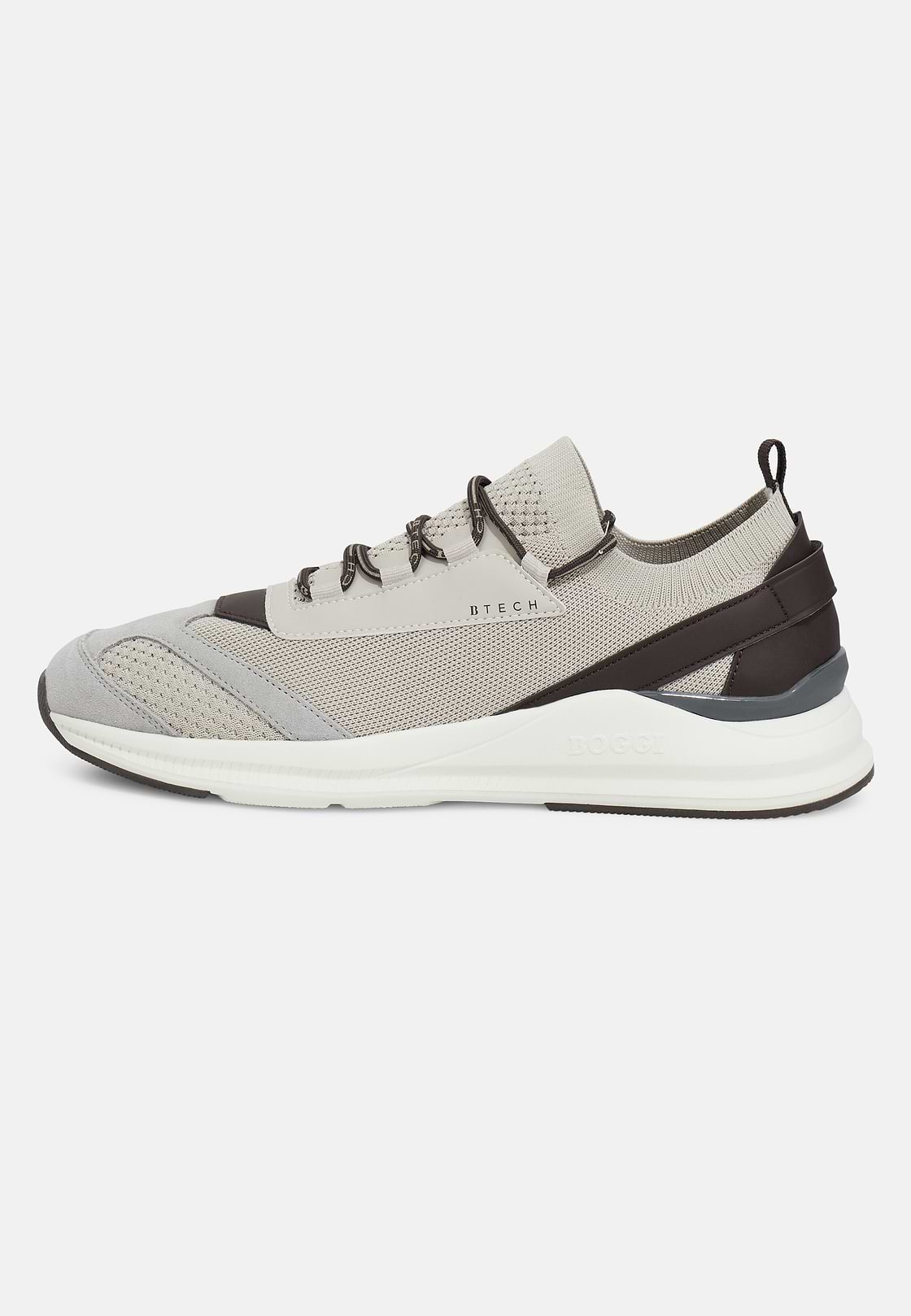 Zapatillas Tech De Punto, Taupe, hi-res