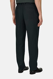 Linen Pants, Black, thumb, 4