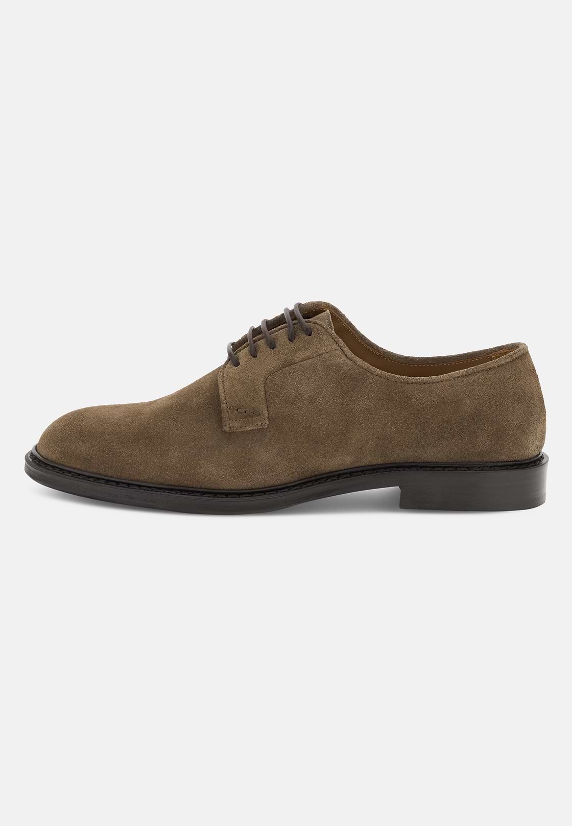 Suede Derby Shoes, Taupe, hi-res, 1