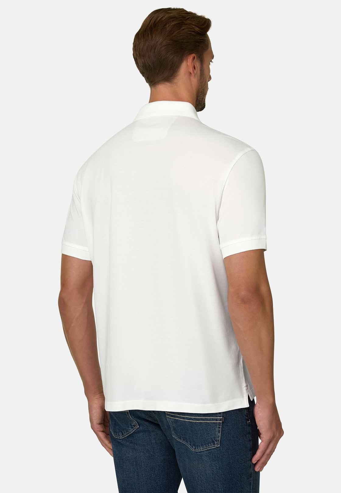 Polo De Piqué de Algodón Regular Fit, Blanco, hi-res, 4