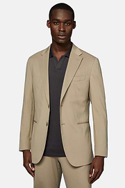 Veste Beige En Nylon B Tech, Beige, hi-res