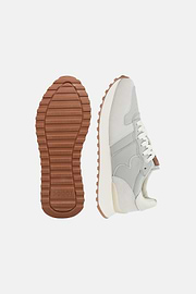 Sneakers In Pelle Bottalata, Ghiaccio, hi-res
