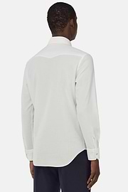 Regular Fit Cotton Shirt, White, hi-res